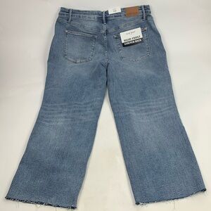 Judy Blue Rigid Front Stretch Back Distressed straight leg jeans Sz 18W NEW